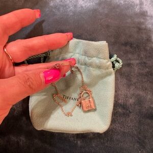 Tiffany & Co. Silver Lock Necklace